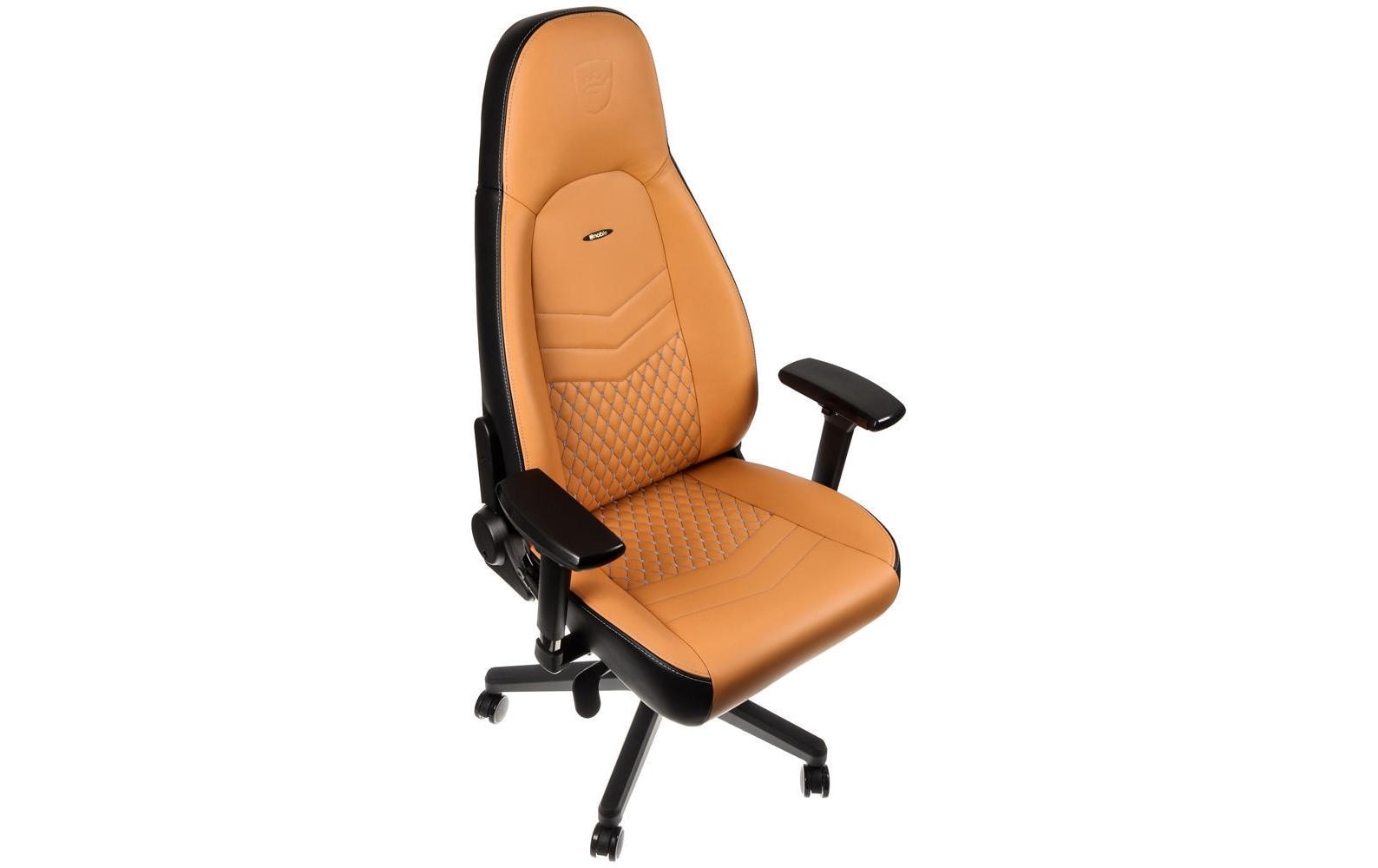 noblechairs gaming chair ICON real leather cognac