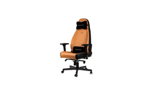 chaise de jeu noblechairs ICON en cuir véritable cognac