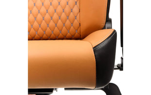 chaise de jeu noblechairs ICON en cuir véritable cognac