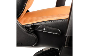 chaise de jeu noblechairs ICON en cuir véritable cognac