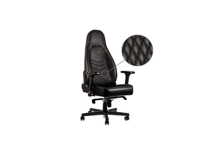 noblechairs chaise de jeu ICON cuir véritable noir