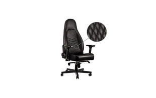 noblechairs chaise de jeu ICON cuir véritable noir
