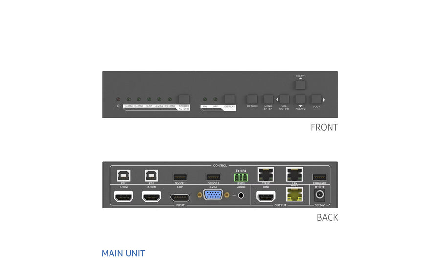 PureLink PureTools Presentation Switcher PT-PSW-42 Multiformat HDBaseT