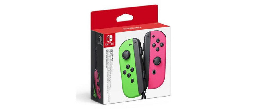 Ensemble Joy-Con pour manette Nintendo Switch Vert fluo/rose fluo