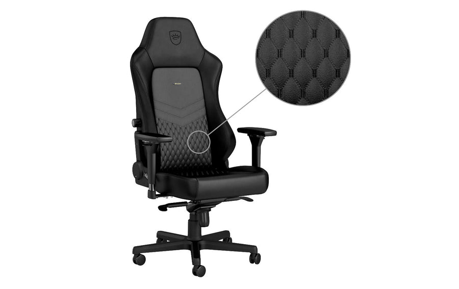 noblechairs Sedia da gaming HERO vera pelle Nero