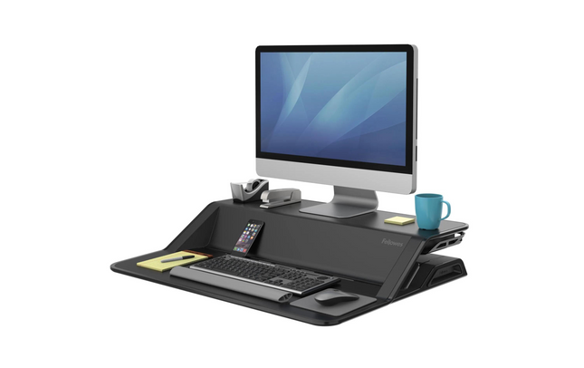 Fellowes Poste de travail Lotus Noir