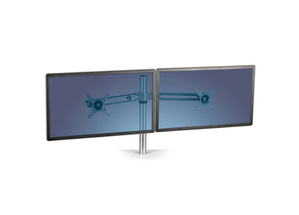 Fellowes table stand double monitor arm Lotus up to 7 kg - silver