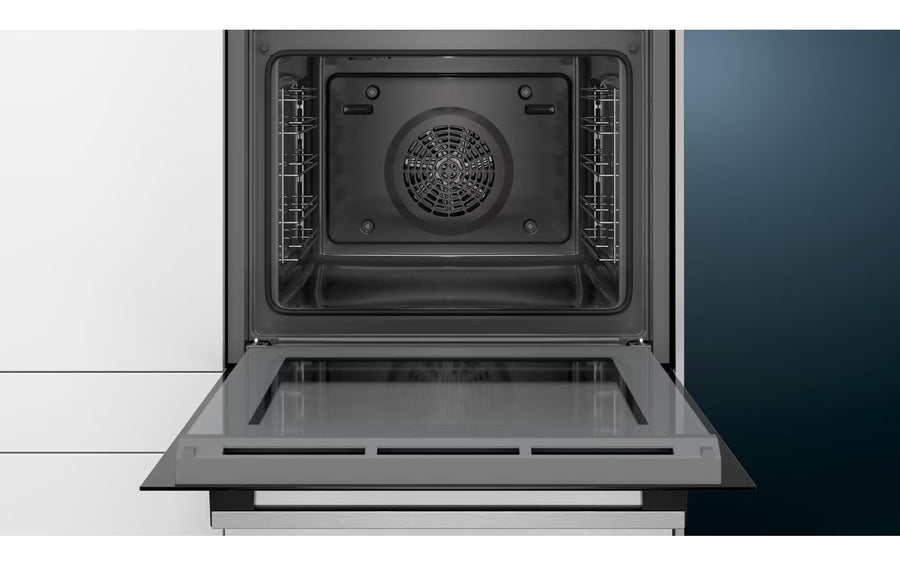 Siemens Einbauherd HE510ABR0C EU 60, Schwarz/Silber