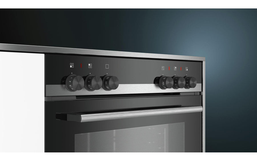 Siemens Einbauherd HE510ABR0C EU 60, Schwarz/Silber