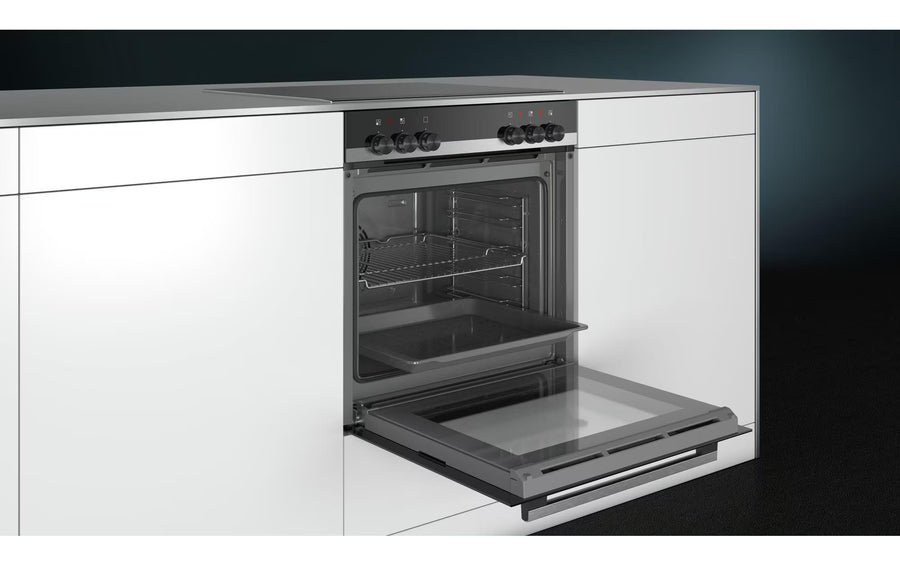 Siemens Einbauherd HE510ABR0C EU 60, Schwarz/Silber