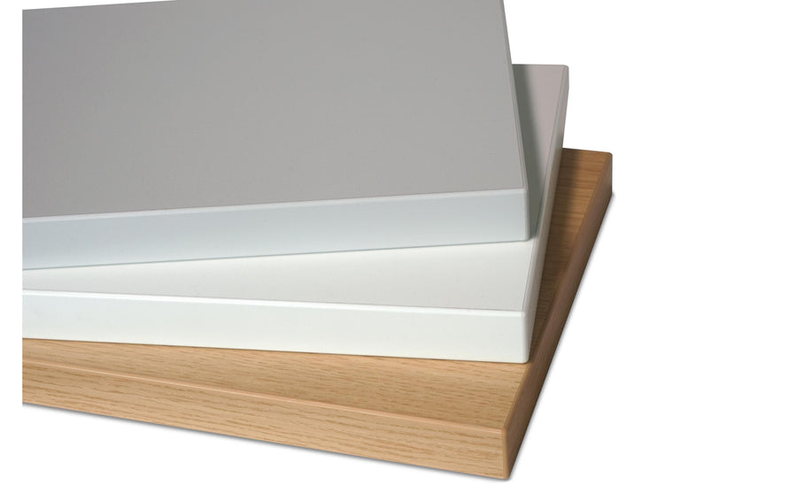 Actiforce Piano del tavolo 80 x 160 x 2.5 cm Bianco