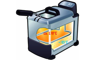 Tefal Fritteuse Oleoclean Pro Inox & Design 3.5 l