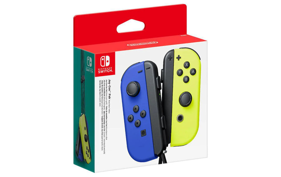 Ensemble Joy-Con pour manette Nintendo Switch Bleu/Jaune fluo