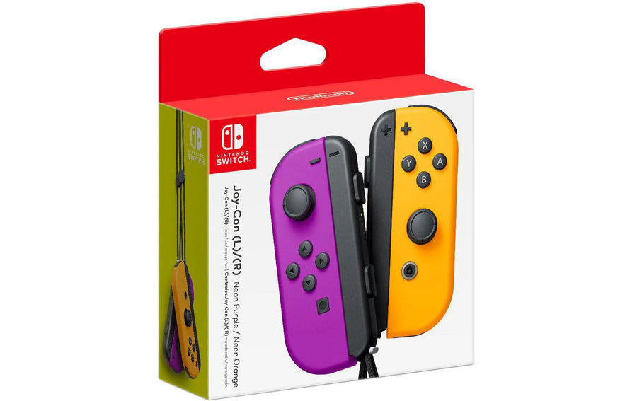 Nintendo Switch Controller Joy-Con Set Neon Purple/Neon Orange