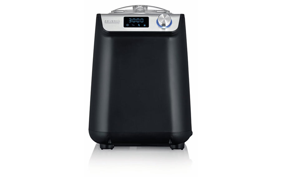 Severin Glacemaschine EZ 7407 1.2 l, Schwarz/Silber