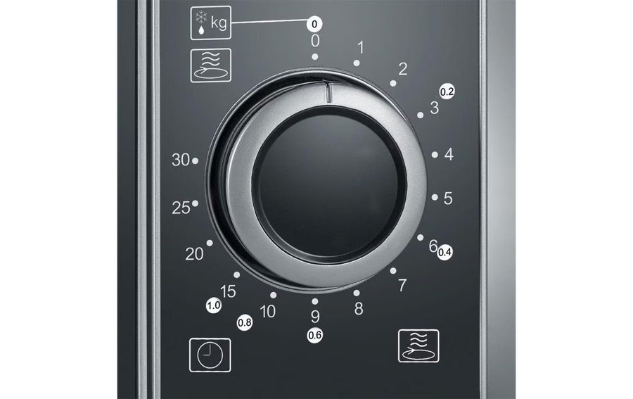 Severin Mikrowelle mit Grill MW 7875 Schwarz/Silber