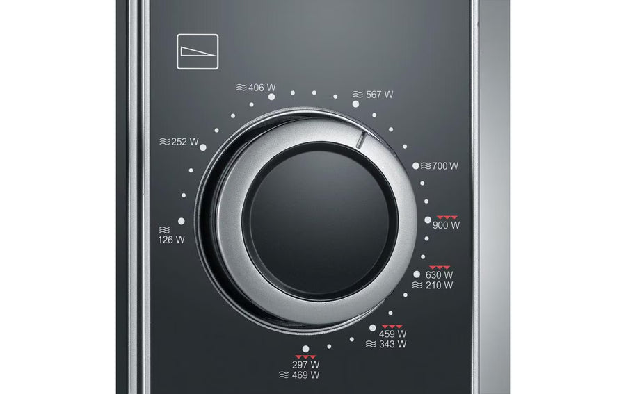 Severin Mikrowelle mit Grill MW 7875 Schwarz/Silber