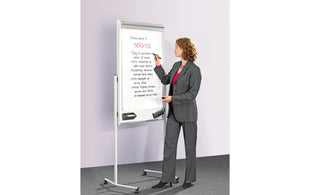 Legamaster Comboboard 76 cm x 120 cm, Grau/Weiss