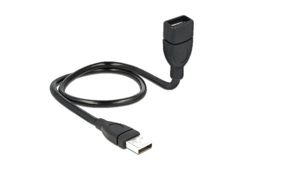 Delock USB 2.0-Kabel ShapeCable USB-A - USB-A 0.5 m