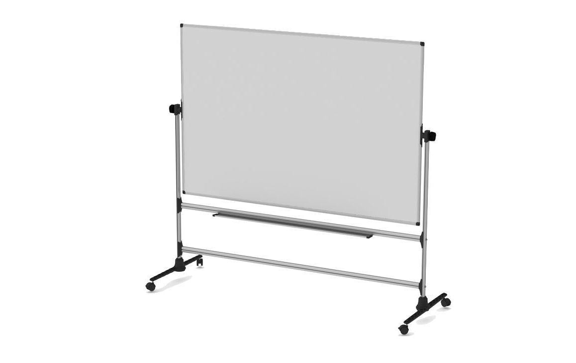 Bi-Office Lavagna bianca magnetica 120 cm x 150 cm, Bianco