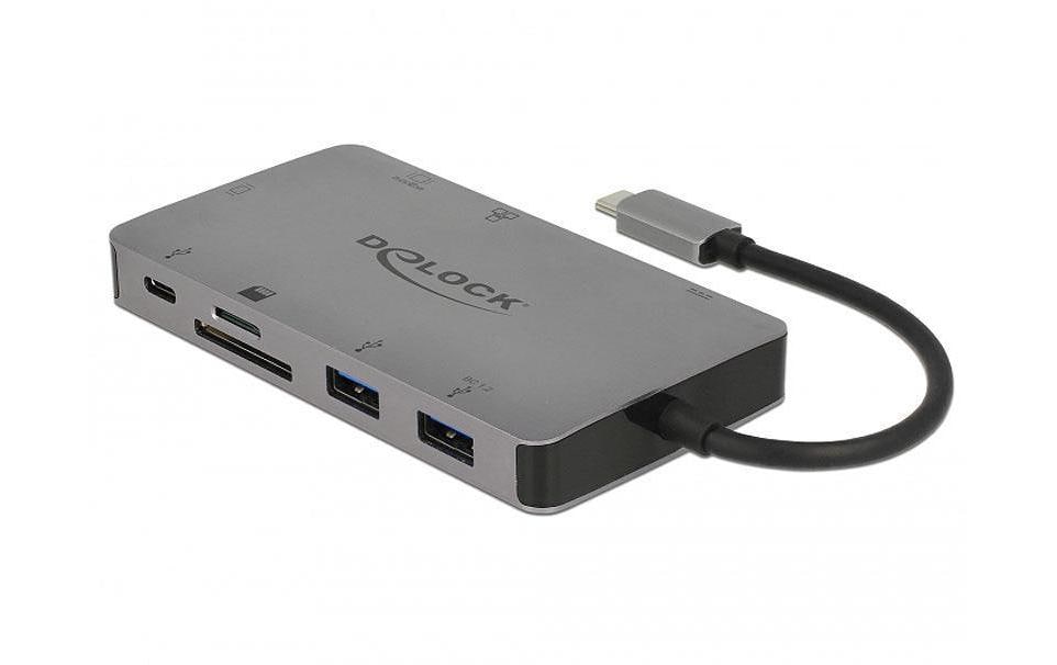 Delock Dockingstation USB 3.1 Typ-C – HDMI/VGA/USB/LAN/PD