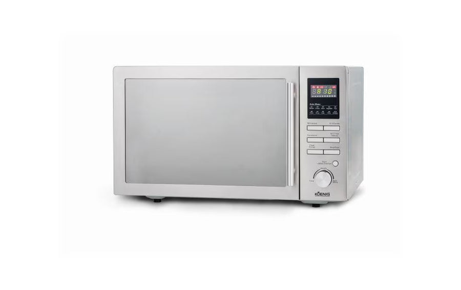 Koenig Mikrowelle mit Grill 3-in-1 Silber