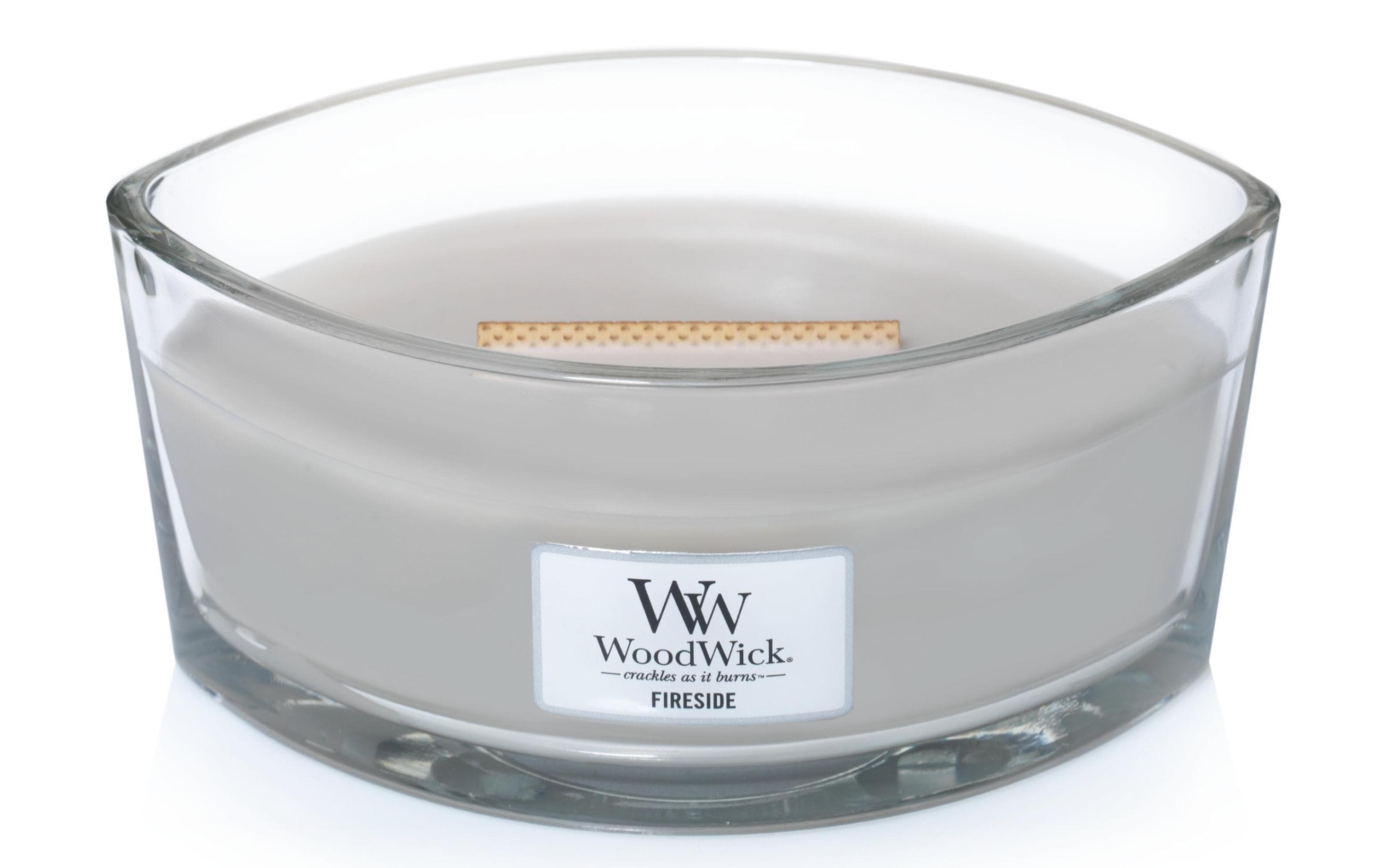 Woodwick Duftkerze Fireside Ellipse