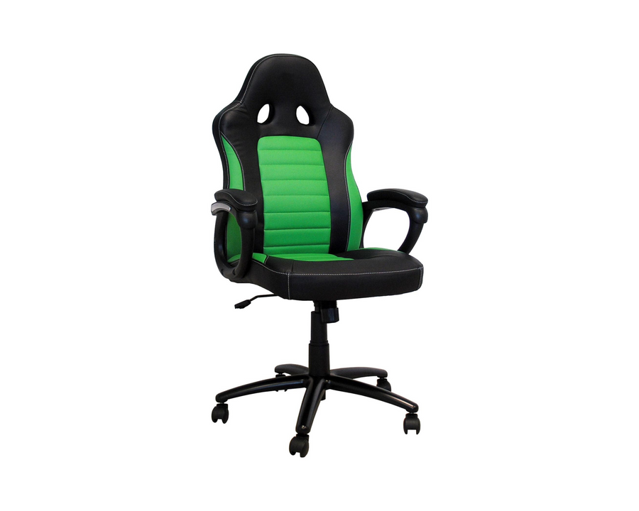 Racing Chairs Sedia da gaming CL-RC-BG Verde/Nero