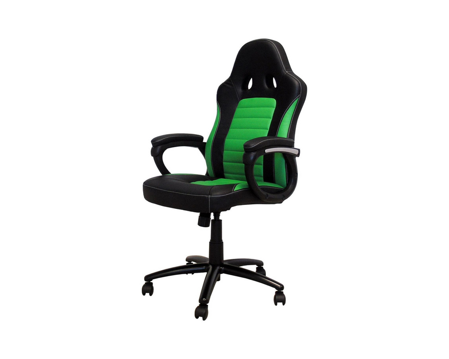 Racing Chairs Sedia da gaming CL-RC-BG Verde/Nero