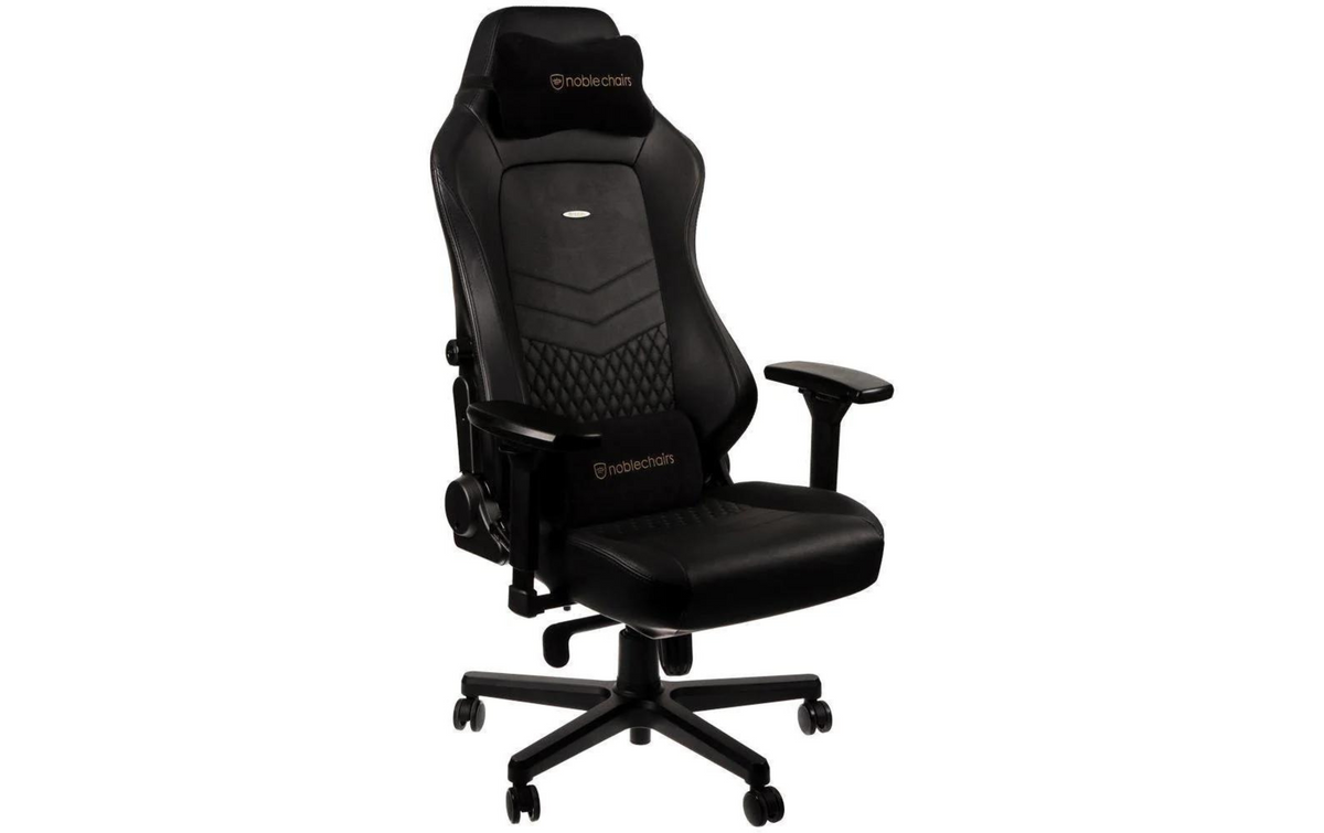 noblechairs Sedia da gaming HERO vera pelle Nero