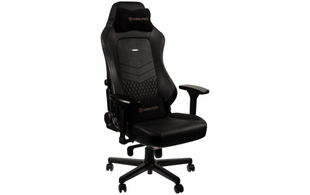 chaise de jeu noblechairs HERO en cuir véritable noir