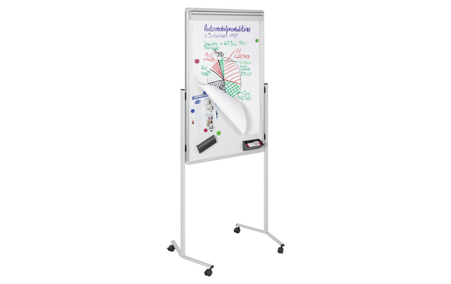 Tableau combo Legamaster 76 cm x 120 cm, gris/blanc