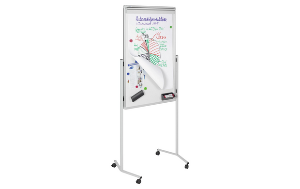Tableau combo Legamaster 76 cm x 120 cm, gris/blanc