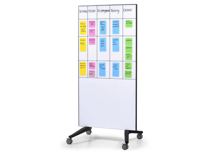 Legamaster Magnethaftendes Glassboard 175 cm x 95 cm, Weiss