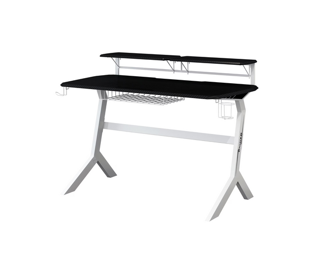 Table de jeu LC-Power LC-GD-1W noir/blanc