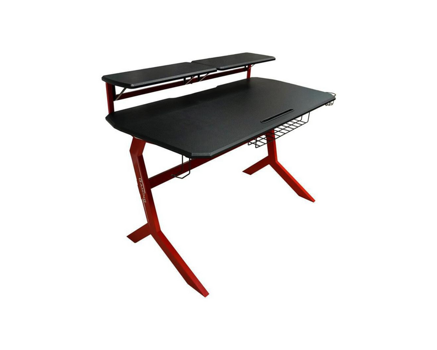 LC-Power Gaming Tavolo LC-GD-1R Nero/Rosso