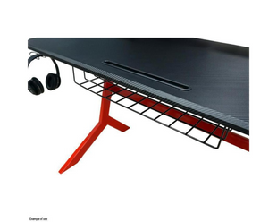 LC-Power Gaming Tisch LC-GD-1R Schwarz/Rot