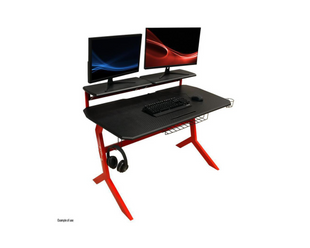LC-Power Gaming Tisch LC-GD-1R Schwarz/Rot