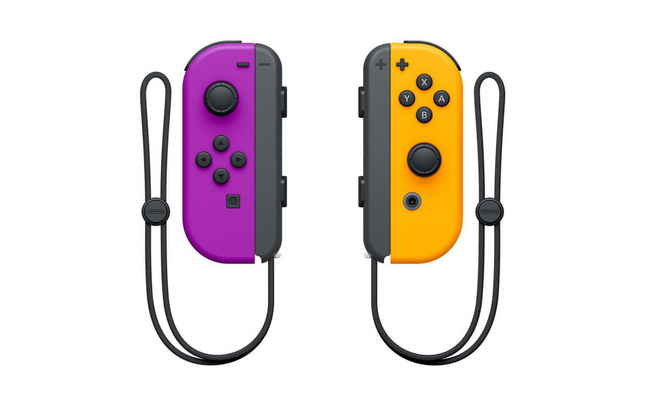 Nintendo Switch Controller Joy-Con Set Neon-Lila/Neon-Orange