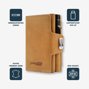 Perkyone Trifold Wallet DAPPER