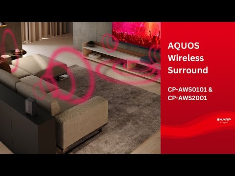 Sharp Home Cinema Speaker Set CPAWS2001 Schwarz - Video 1