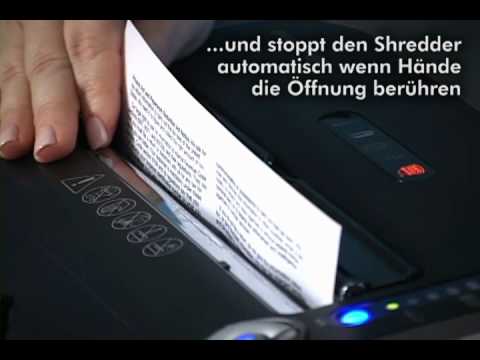 Fellowes Aktenvernichter 125Ci P-4, 20 Seiten - Video 2