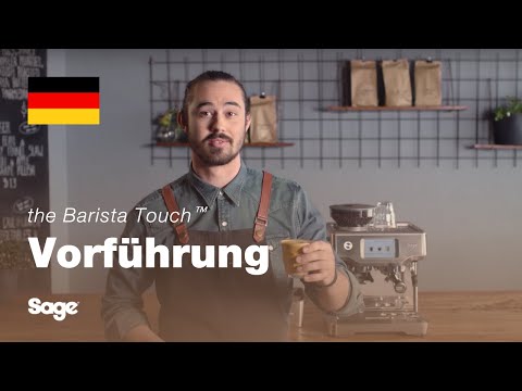 Sage Siebträgermaschine Barista Touch Trüffelschwarz - Video 1