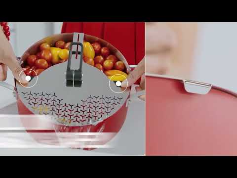 Verreaux Swiss Abtropfsieb Aufclip SII Chrom - Video 1