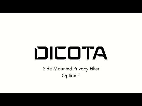 DICOTA Privacy Filter 2-way side-mounted Universal 14 " / 16:9 - Video 1
