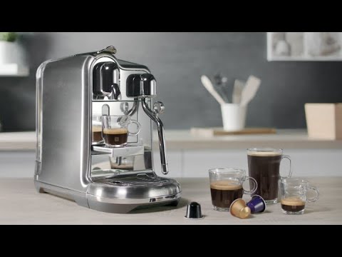 Sage Kaffeemaschine Nespresso Creatista Pro SNE900BSS Silber - Video 3
