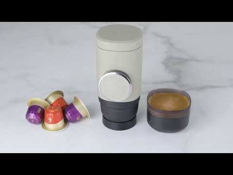Wacaco Reisekaffeemaschine Minipresso NS2 Nespresso Kapseln - Video 1