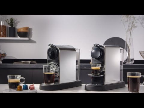 Krups Kaffeemaschine Nespresso CitiZ Platinum Schwarz/Titanium - Video 1