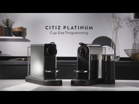 Krups Kaffeemaschine Nespresso CitiZ Platinum Edelstahl/Schwarz - Video 4