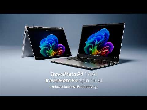 Acer Notebook TravelMate P4 Spin TMP414RN-56-TCO-55BT - Video 1